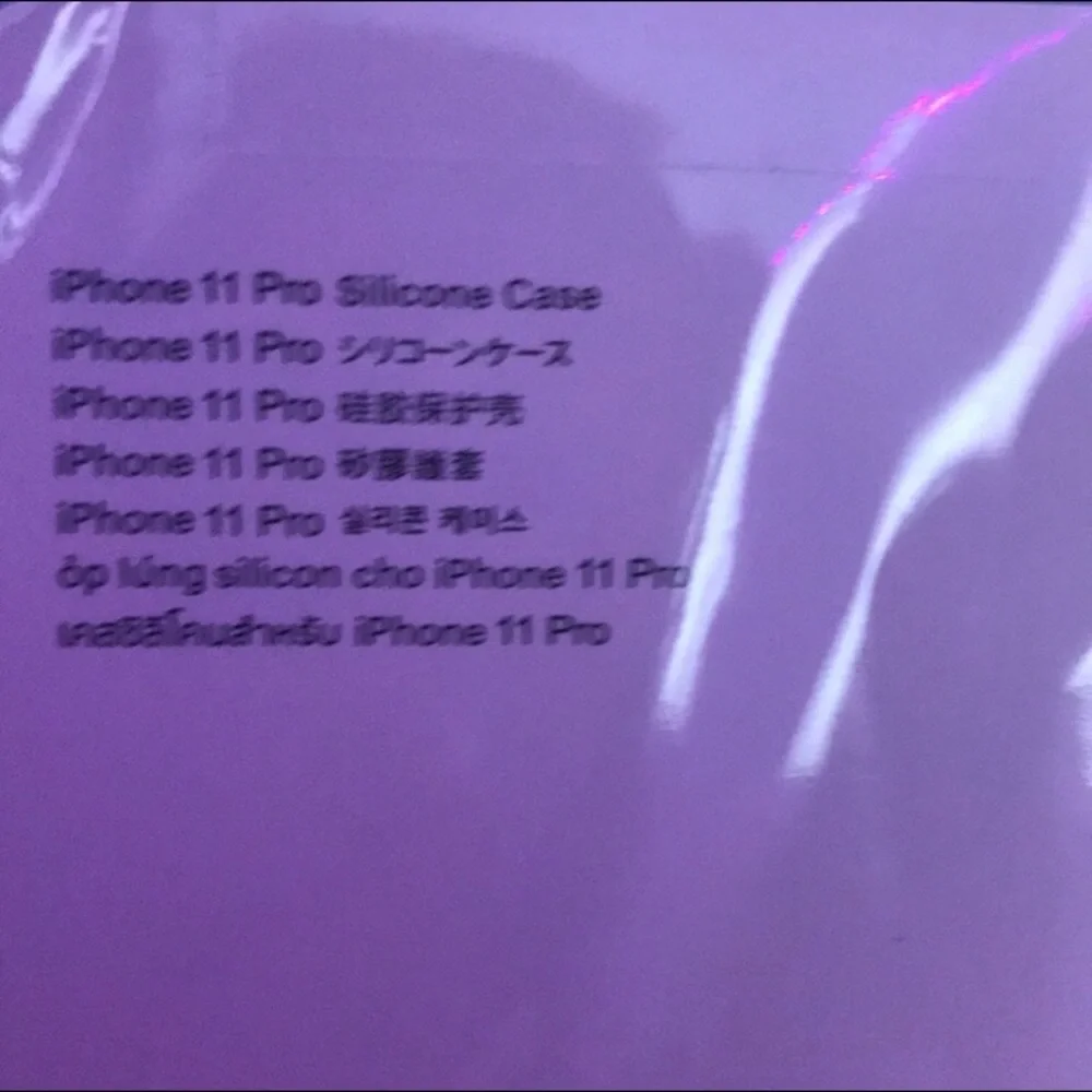 I am selling an iPhone 11 Pro Apple case, it is a matte black color.